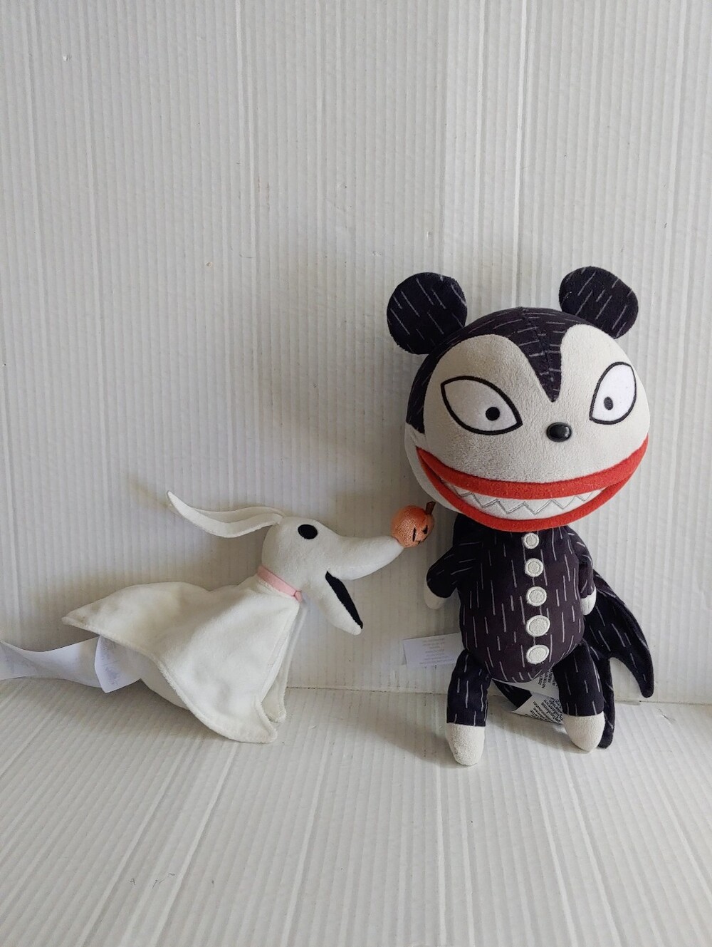 The Nightmare Before Christmas 12"  Vampire Teddy And  7" Zero Disney Plush Toys